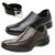 Kit 2 Sapatos Mocassim Casual Solado Ortopédico Couro Legítimo  Masculino + Cinto Social Preto, Marrom