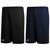 Kit 2 Short de Futebol Calção Masculino Penalty Liso Adulto Preto, Marinho