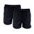 Kit 2 Short Tactel Masculino Leve Liso Muay Thai Dia a Dia Preto