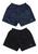Kit 2 Shorts Moda Praia Masculino Bermudas Tactel Plus Size Azul, Preto, Rosa
