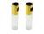 Kit 2 Spray Pulverizador Borrifador Dosador Para Azeite Vinagre Frasco De Vidro Acabamento Plástico ABS Metalizado Dourado