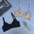 Kit 2 Sutiã Sem Bojo Básico Lingerie Feminina Dia A Dia Preto, Bege