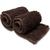Kit 2 Tapete de Banheiro Microfibra Antiderrapante Home Corttex Dallas 40 x 60 Bolinha Macarrão Chocolate Marrom