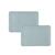 Kit 2 Tapetes Banheiro Jolitex Super Soft 40x60 Antiderrapante Azul claro