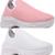 Kit 2 Tênis Chunky Feminino Slip On Liso Moda Confortável Branco, Rosa