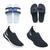 Kit 2 Tênis Esportivo + 2 Chinelo Slide Masculino Macio Leve Preto