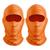 KIT 2 Touca Ninja Balaclava Máscara Motoboy Proteção Térmica Contra Raios Solares UV +50 Laranja