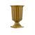 KIT 2 Vaso 19cm Grego de Plástico - Decoracao de Festa Ouro Fosco