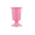 KIT 2 Vaso 19cm Grego de Plástico - Decoracao de Festa Rosa Bebe