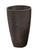 Kit 2  Vasos Planta 65x40 + 45x30 Oval Moderno Polietileno Marrom madeira 015