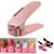 Kit 20 Organizadores de Sapato com Regulagem de Altura Diversas Cores Rosa