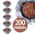 Kit 200 Forminhas de Brigadeiro Luxo Camélia Para Doces Finos Decoração Festa Prata