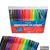 Kit 24 cores caneta hidrográfica cores intensas papelaria durável variadas