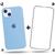Kit 2em1 Capa + Película 3D Para iPhone 13 - Case Silicone Aveludada + Película Vidro 3D Full Cover Azul-bebê