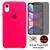 Kit 2em1 Capa + Película Para iPhone XR - Case Silicone Aveludada + Película Privacidade 3D 5D Rosa-pink
