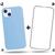 Kit 2em1  Compatível Com iPhone 14 Plus - Capa Capinha Case + Película De Vidro 3D Full Cover Azul-bebê