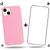 Kit 2em1  Compatível Com iPhone 14 Plus - Capa Capinha Case + Película De Vidro 3D Full Cover Rosa-chiclete