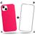 Kit 2em1  Compatível Com iPhone 14 Plus - Capa Capinha Case + Película De Vidro 3D Full Cover Rosa-pink