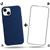 Kit 2em1  Compatível Com iPhone 14 Plus - Capa Capinha Case + Película De Vidro 3D Full Cover Azul