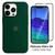 Kit 2em1 Compatível Com iPhone 14 Pro Max - Capa Capinha Case + Película De Vidro 3D Full Cover Verde-escuro