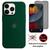 Kit 2em1 Compatível Com iPhone 14 Pro Max - Capa Case Aveludada + Película 3D Full Cover Anti-Espião Verde-escuro