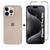 Kit 2em1 Linha Premium Para iPhone 15 Pro Max - Capa Case Aveludada + Pelicula Vidro 3D Full Cover Rosa-areia