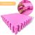 Kit 2m² com 8 Placas Tapete Tatame de EVA de Encaixar Montar Infantil Grosso de 50x50cm 20mm +16 Bordas Rosa pink
