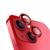 Kit 2X Película Câmera Lente Para iPhone 13 / 13 Mini - Proteção e Beleza Juntos Vermelho