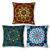 Kit 3 Almofadas Cheias 40cm x 40cm Decorativas Estampadas Digital Coloridas Sala Sofá Quarto Mandala