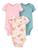 Kit 3 Babadores Carters Impermeável Três Camada Menino Menina Original Poa, Floral