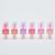 Kit 3  Batom lip gloss glitter formato picolé mudança de cor fofo Sortidas