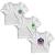 Kit 3 Blusas Cropped Tshirt Camiseta Feminina Blusinha Branco