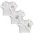 Kit 3 Blusas Cropped Tshirt Camiseta Feminina Blusinha Branco