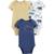 Kit 3 Babadores Carters Impermeável Três Camada Menino Menina Original Baleia, Azul