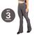 Kit 3 Calça Bailarina Preta Cinza P/ Treino Passeio Corrida Cinza