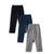 Kit 3 - Calça De Moletom Infantil Masculino Flanelada Malwee Kids Preto