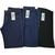 Kit 3 Calça Jeans Masculina Escura Tradicional Para Trabalho Reta Serviço com Elastano Azul linha azul, Preto, Azul linha ocre