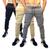 kit 3 calças jeans jogger com elastano masculina jeans slim cores variadas lançamento Preto, Bege, Clara, Cinza
