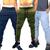 kit 3 calças jeans jogger com elastano masculina jeans slim cores variadas lançamento Marinho, Verde, Musgo, Jeans, Claro