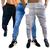 kit 3 calças jeans masculina jogger branca rasgada com lycra Branco, Rasgado, Jeansmedio, Rasgado, Preto, Rasgado