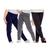 Kit 3 calças legging infantil lisa basica cintura alta suplex uniforme escola dia a dia passeio Azul, Cinza, Preto
