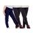 Kit 3 calças legging infantil lisa basica cintura alta suplex uniforme escola dia a dia passeio 1 azul, 2 pretas