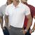 Kit 3 Camisa Polo Masculina Piquet Elegante Casual Trabalho Básica Clássica Pronta Entrega Cinza, Branco, Vermelho