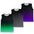 Kit 3 Camisa Regata Dry Masculina Academia Camiseta Fitness Musculação Treino Proteção UV Corrida Preto verde, Black, Preto roxo