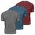 Kit 3 Camisa Térmica Masculina DryFit Anti Suor Proteção Solar UV50+ Sortido