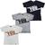 Kit 3 Camisas Be Fearless You Strong 4 a 8 anos Branco, Cinza, Preto
