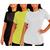 KIT 3 Camiseta Feminina De Academia  Longline Veste Legging Cobre Bumbum Fitness Proteção UV Branco, Verde, Preto