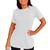 KIT 3 Camiseta Feminina De Academia  Longline Veste Legging Cobre Bumbum Fitness Proteção UV 3 brancas