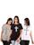 Kit 3 Camiseta Long Feminina Lisas Alongada Roupa Tumblr Cinza, Claro