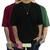 Kit 3 Camiseta Oversized Camisa Manga Longa Masculina Lisa Vinho, Preto, Verde